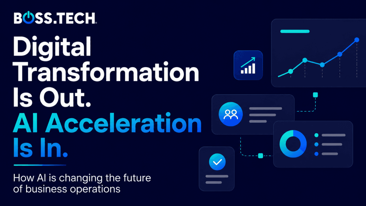 Digital Transformation Is Out. AI Acceleration Is In.
